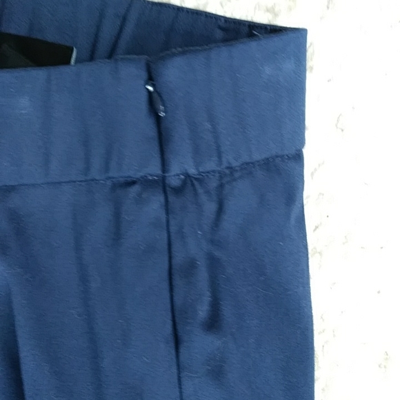 NEW Lane Bryant Grommet Lined Pencil Skirt 14 Navy Blue - Picture 9 of 13